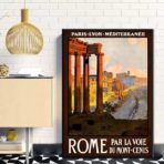 vintage rome poster