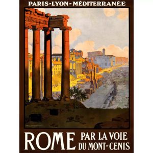 vintage rome poster