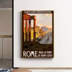 vintage rome poster