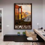 vintage rome poster