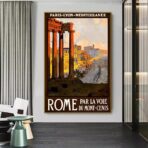 vintage rome poster