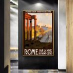 vintage rome poster