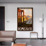 vintage rome poster