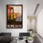 vintage rome poster