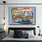 vintage route 66 poster