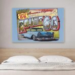 vintage route 66 poster