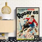 vintage rugby poster
