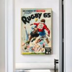 vintage rugby poster