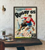 vintage rugby poster