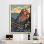 vintage poster saint etienne