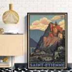 vintage poster saint etienne