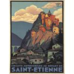vintage poster saint etienne