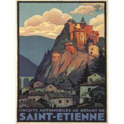 vintage poster saint etienne