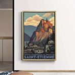 vintage poster saint etienne