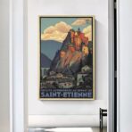 vintage poster saint etienne