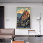 vintage poster saint etienne