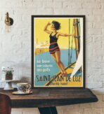 vintage poster saint jean de luz