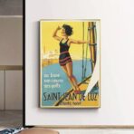 vintage poster saint jean de luz