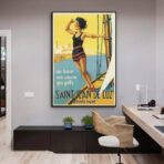 vintage poster saint jean de luz