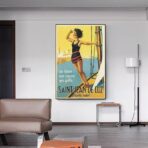 vintage poster saint jean de luz