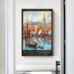 vintage poster saint malo