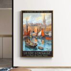 vintage poster saint malo