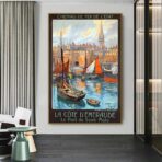 vintage poster saint malo