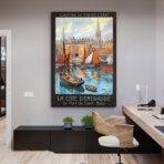 vintage poster saint malo
