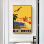 vintage poster saint tropez