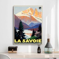 vintage poster savoie