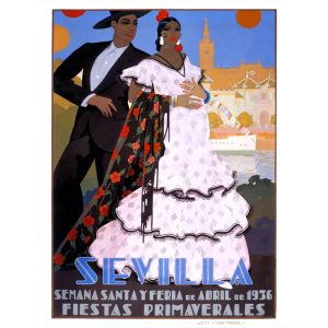 vintage poster seville