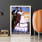 vintage poster seville