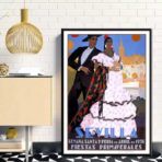 vintage poster seville