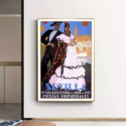 vintage poster seville