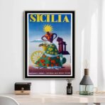 vintage poster sicily