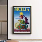 vintage poster sicily