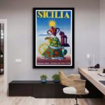 vintage poster sicily