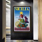 vintage poster sicily