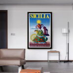 vintage poster sicily