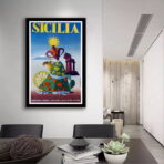 vintage poster sicily