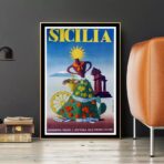 vintage poster sicily