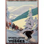 vintage ski poster
