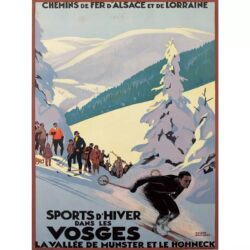 vintage ski poster