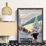 vintage ski poster