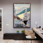 vintage ski poster