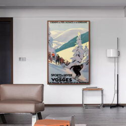vintage ski poster