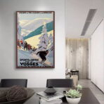 vintage ski poster