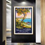 vintage poster st jean de luz