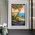 vintage poster st jean de luz