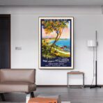 vintage poster st jean de luz